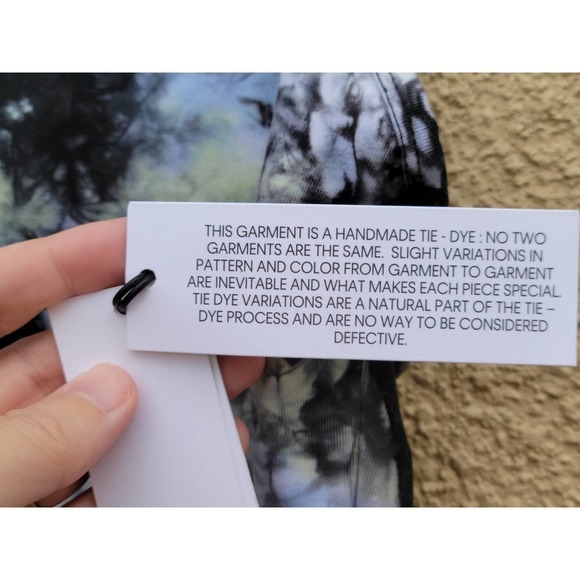 Calvin Klein Tie Dyed Cropped Racerback Top Large - Picture 13 of 13